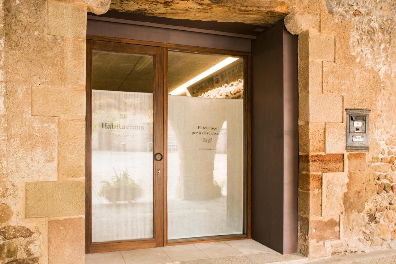 Habitacions Placa Major Santa Pau Exterior foto